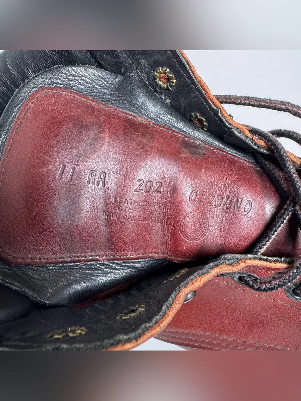 Vintage 90s Red Wing 202 SuperSole Moc Toe Work Boots Mens 11 AA USA Made Union